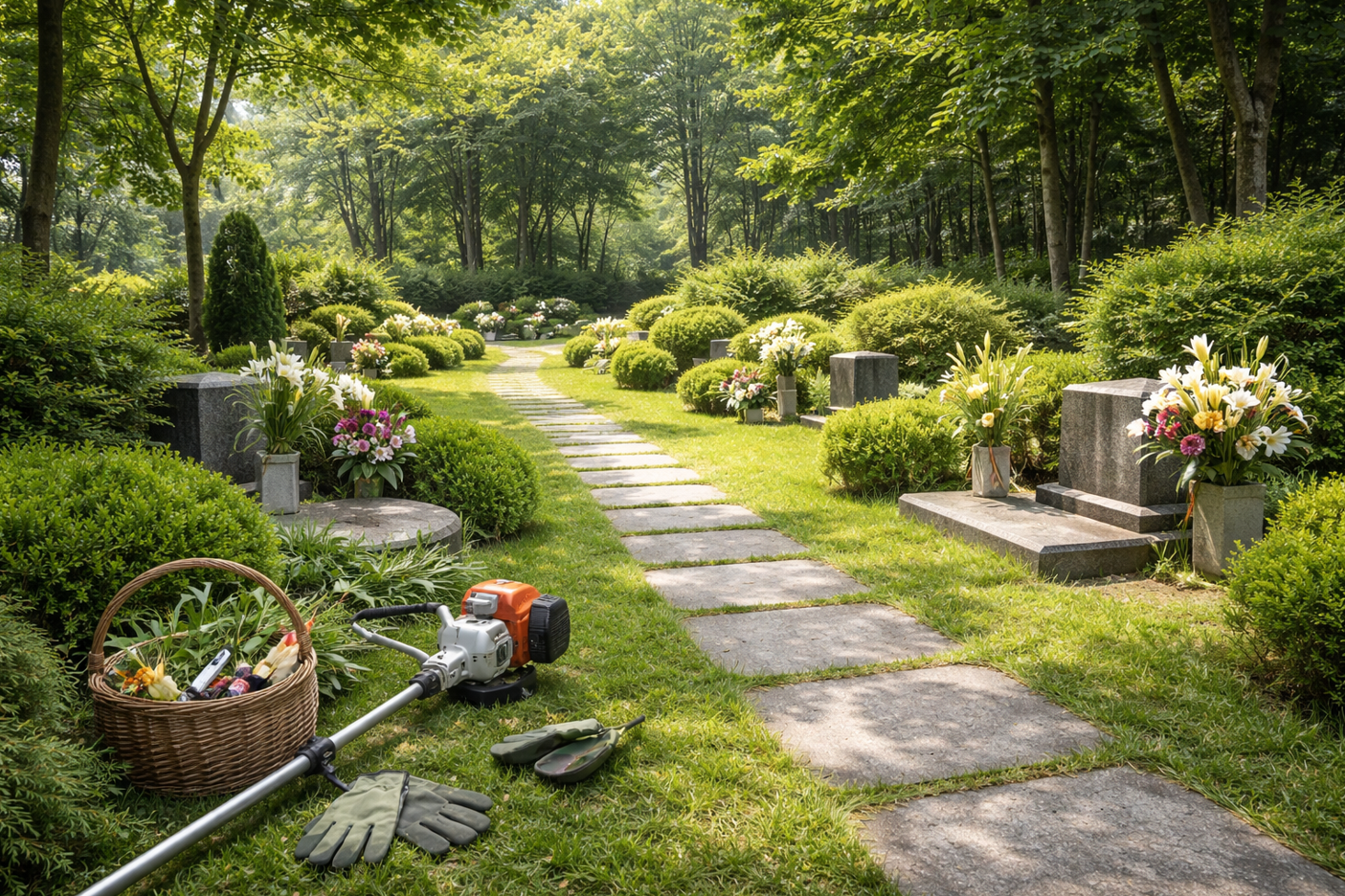 묘역 조경 시공
