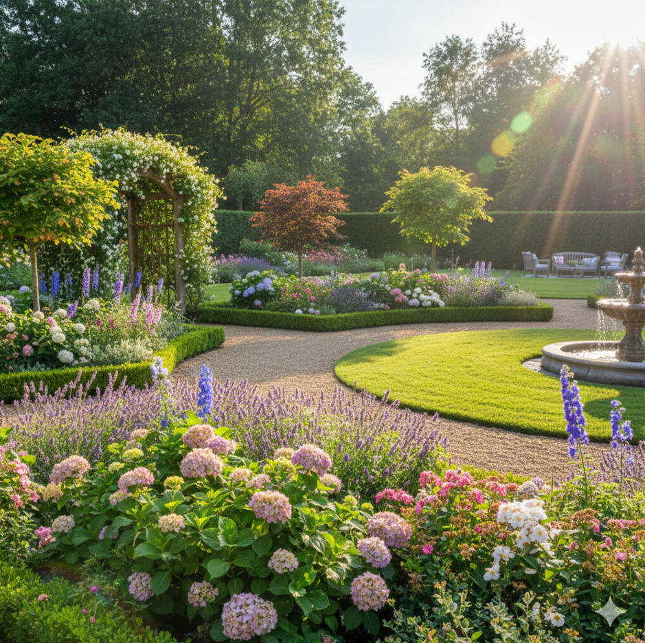 화단·경계 조성 사례