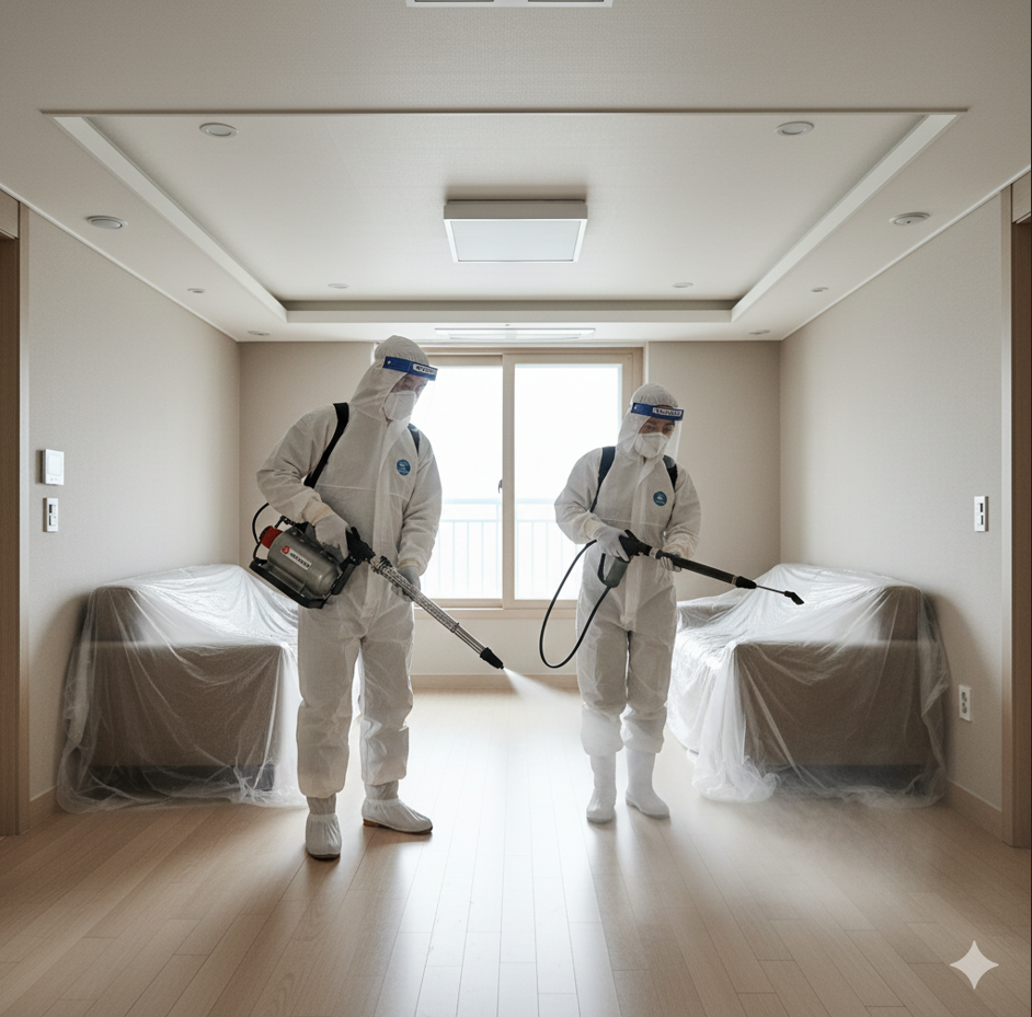 특수청소 현장 정리